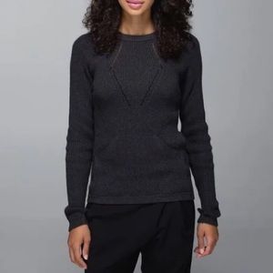 //LULULEMON// Charcoal Grey Sweater